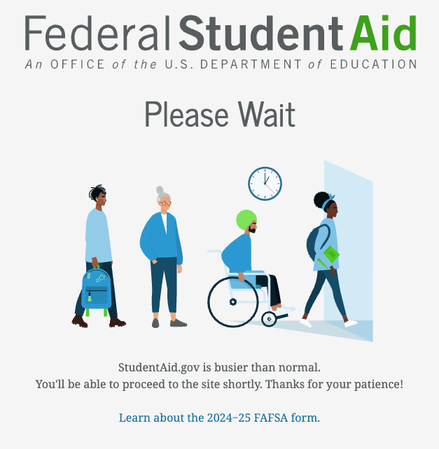 FAFSA Waiting Room