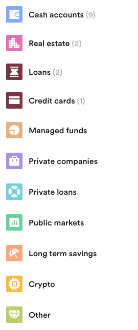 Vyzer Asset Types