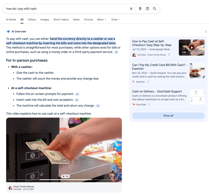 How do I pay with cash How Do I Pay With Cash | Screenshot by The College Investor