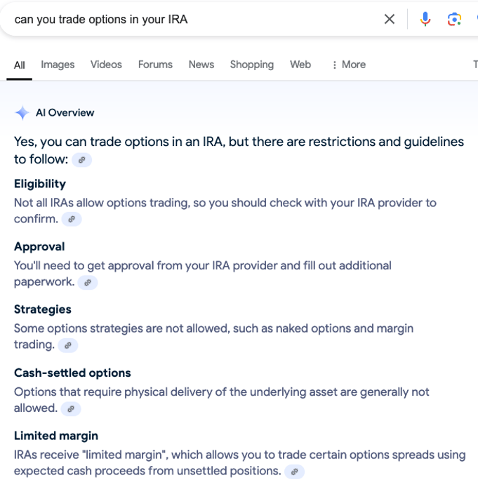 Can you trade options in your IRA Can You Trade Options In Your IRA?