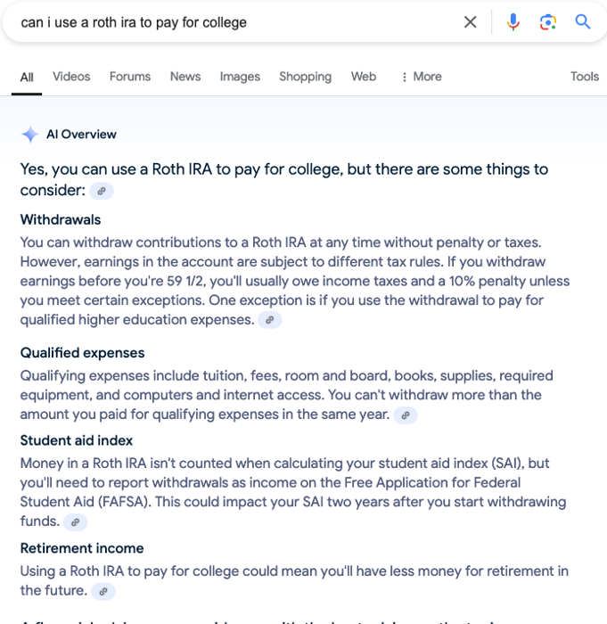 Can I use a Roth IRA to pay for college Can I Use A Roth IRA To Pay For College?