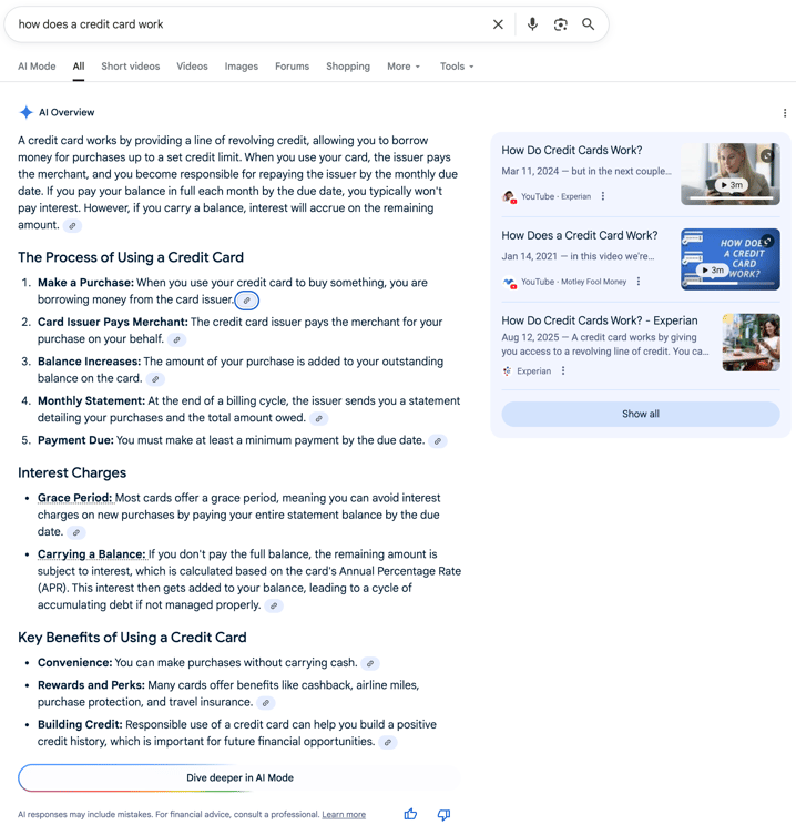 how does a credit card work How does a credit card work | Screenshot by The College Investor