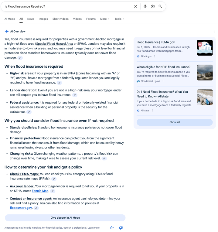 Flood Insurance Flood Insurance | Screenshot by The College Investor
