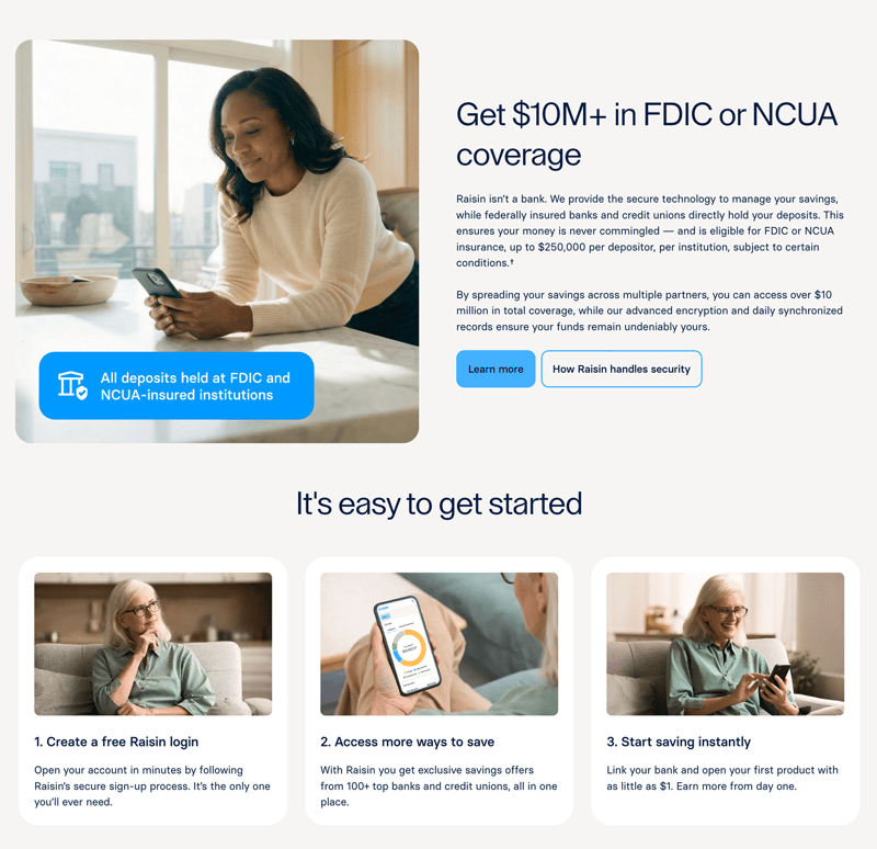 FDIC What is Raising and is it FDIC or NCUA insured