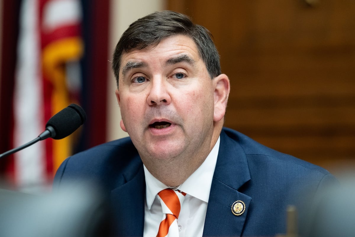 U.S. Representative John Mannion (D-NY) speaking at a hearing of the House Committee on Education and Workforce about "Antisemitism in Higher Education: Examining the Role of Faculty Funding and Ideology", at the U.S. Capitol in Washington, D.C. (Photo by Michael Brochstein/Sipa USA)