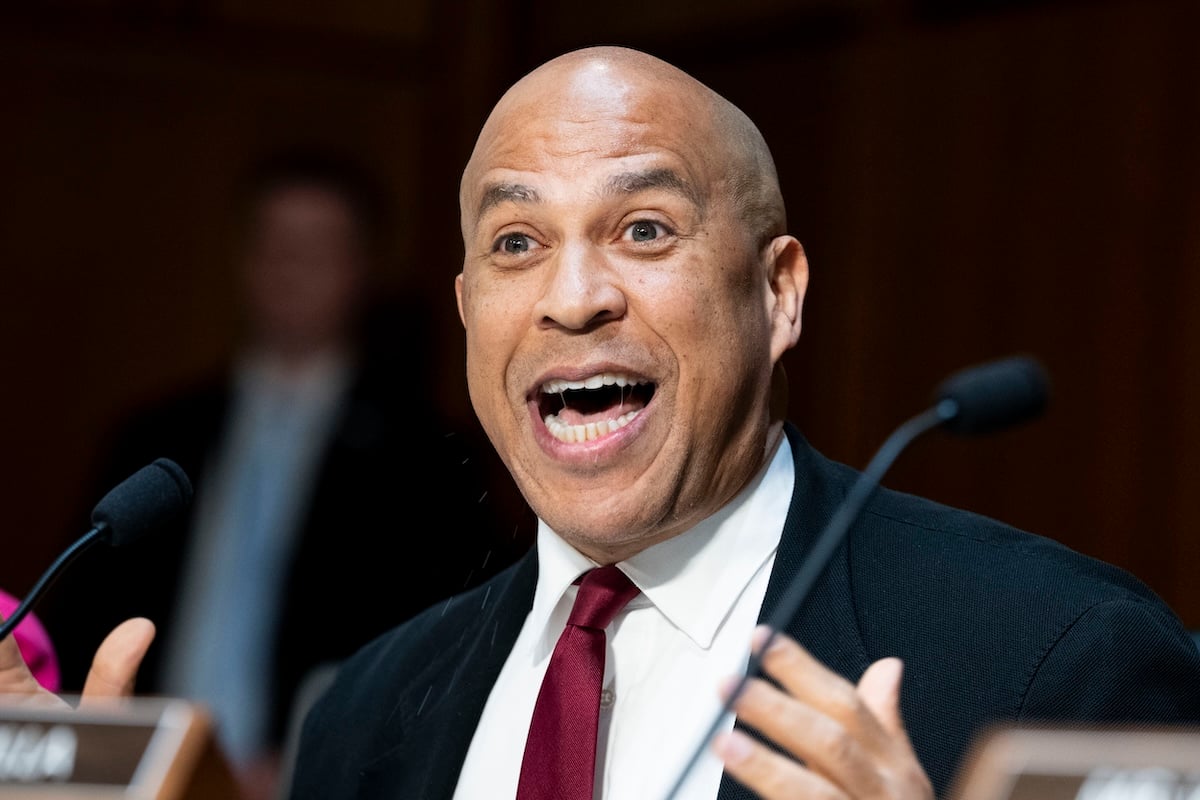 U.S. Senator CORY BOOKER (D-NJ) speaking at a meeting of the Senate Judiciary Committee at the U.S. Capitol in Washington, DC. (Credit Image: © Michael Brochstein/ZUMA Press Wire)