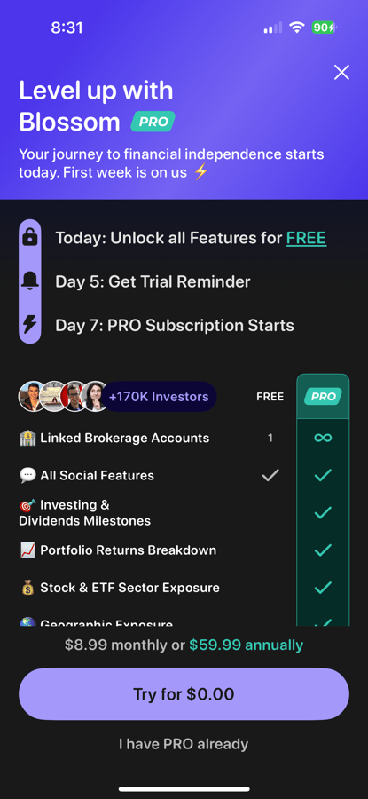 Blossom Pro Blossom Pro | Screenshot: The College Investor