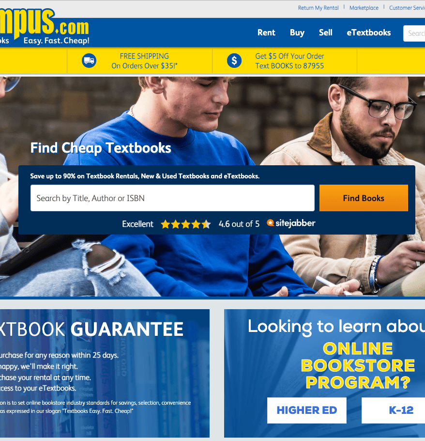 Screenshot 2023-03-19 at 7.15.54 AM ecampus review: find cheap textbooks