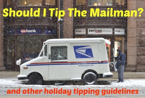 should I tip the mailman