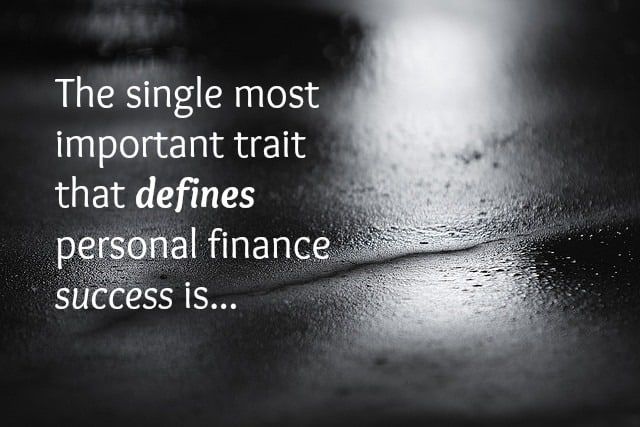 personal finance success