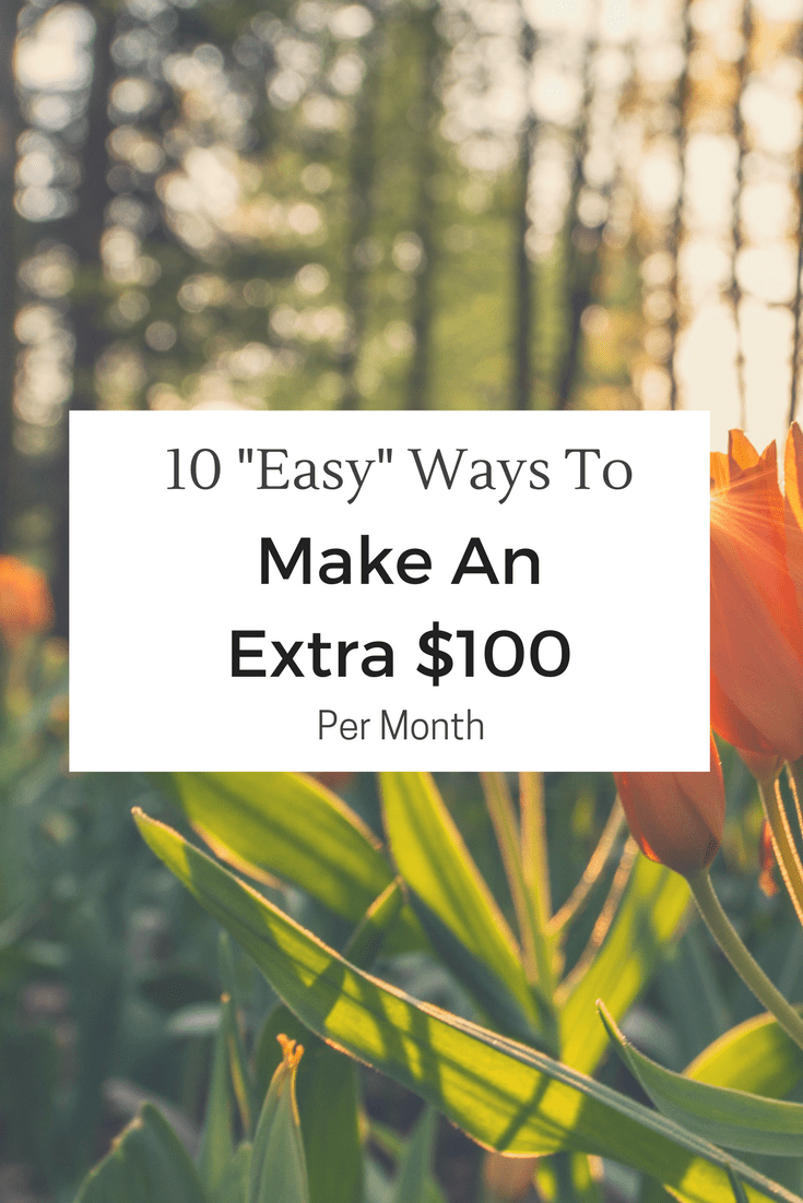 Make An Extra $100 Per Month