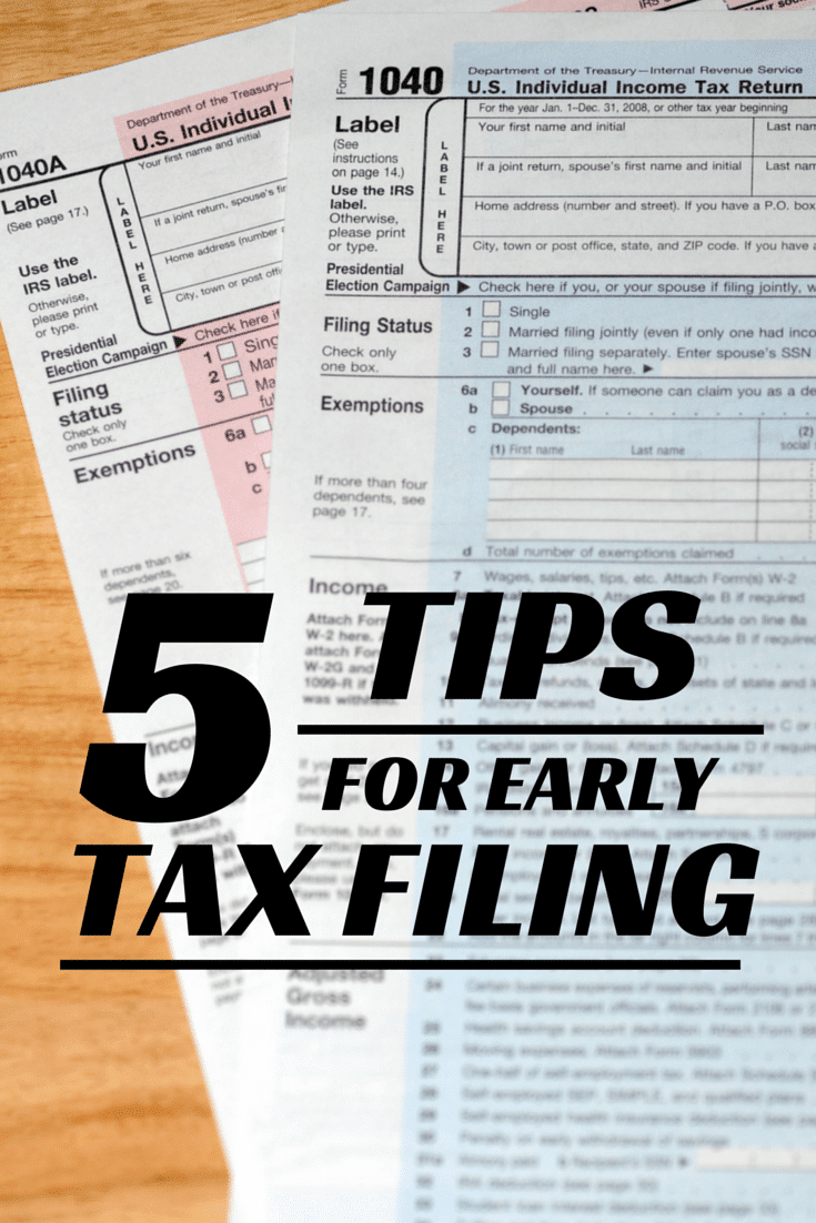 Early Filing Tax Tips For People Wanting Tax Refunds