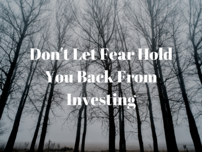 Don't let the fear of losing money in the stock market hold you back from investing.