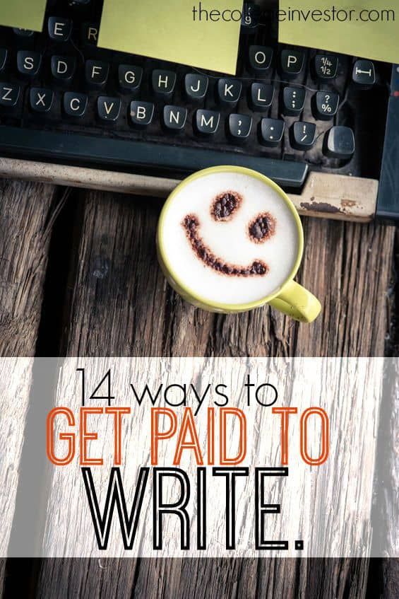 Interested in turning your words into dollars? Here are fourteen lucrative ways you can get paid to write. There are so many good ideas on this list!