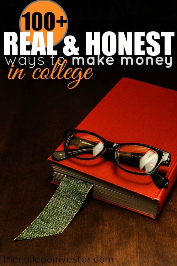 Our list of over 100 real and honest ways to make money in college!