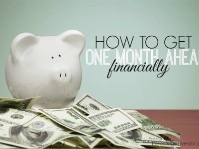 get one month ahead financially