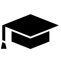 The College Investor Black Cap Logo