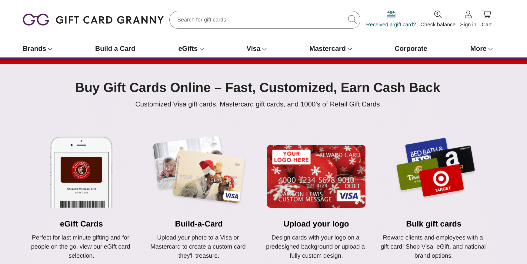 discounted gift cards: Gift Card Granny