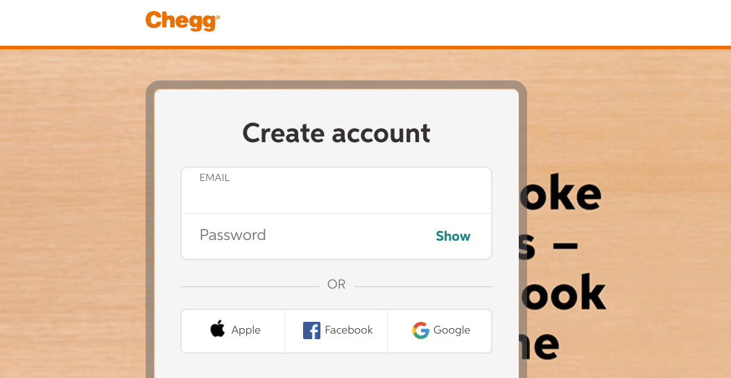 Chegg Review: How to open an account