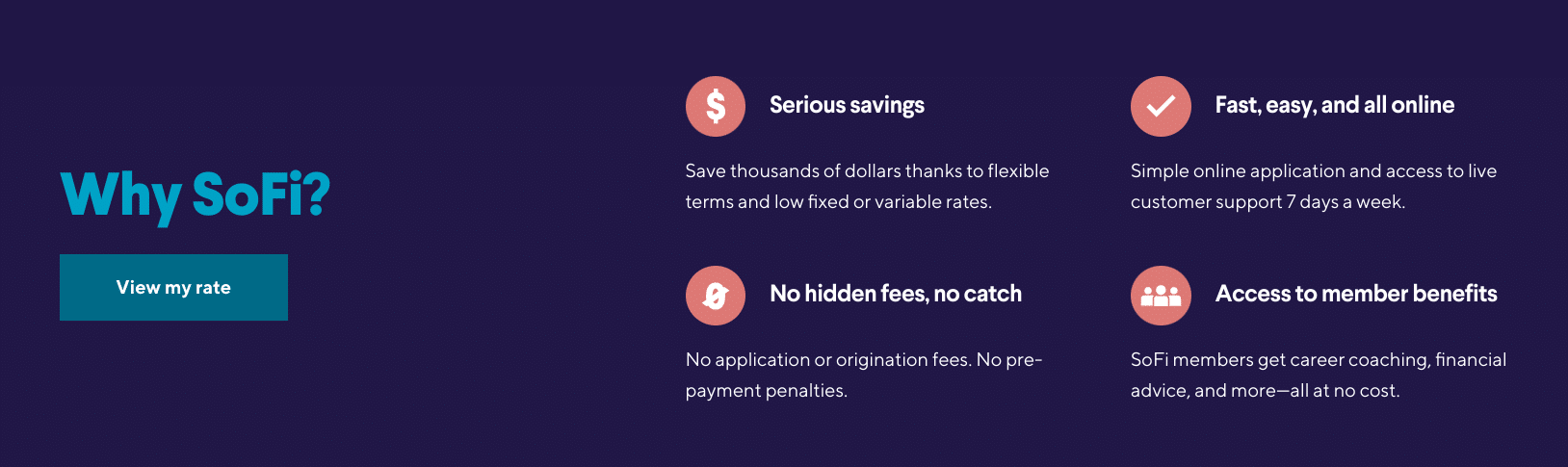 SoFi student loans review: Fees
