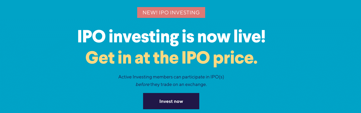 SoFi Active Investing: IPO Investing