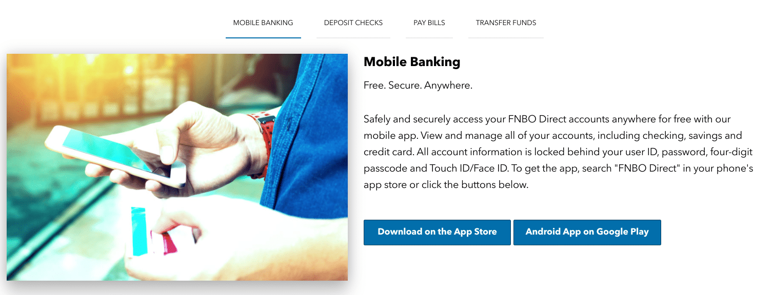 FNBO Direct Mobile App