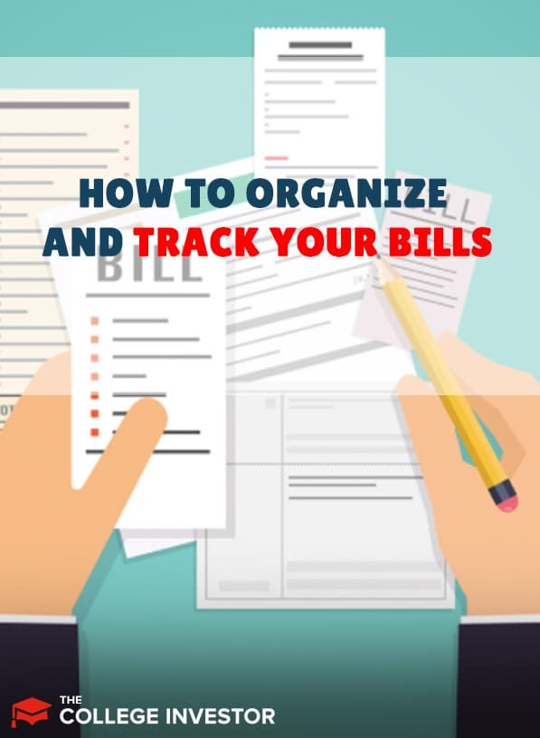 how to organize and track your bills