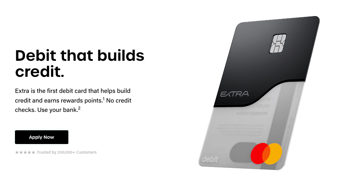 extra review: debit card that builds credit