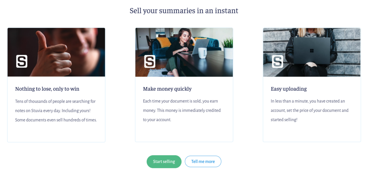 Stuvia review: sell your notes