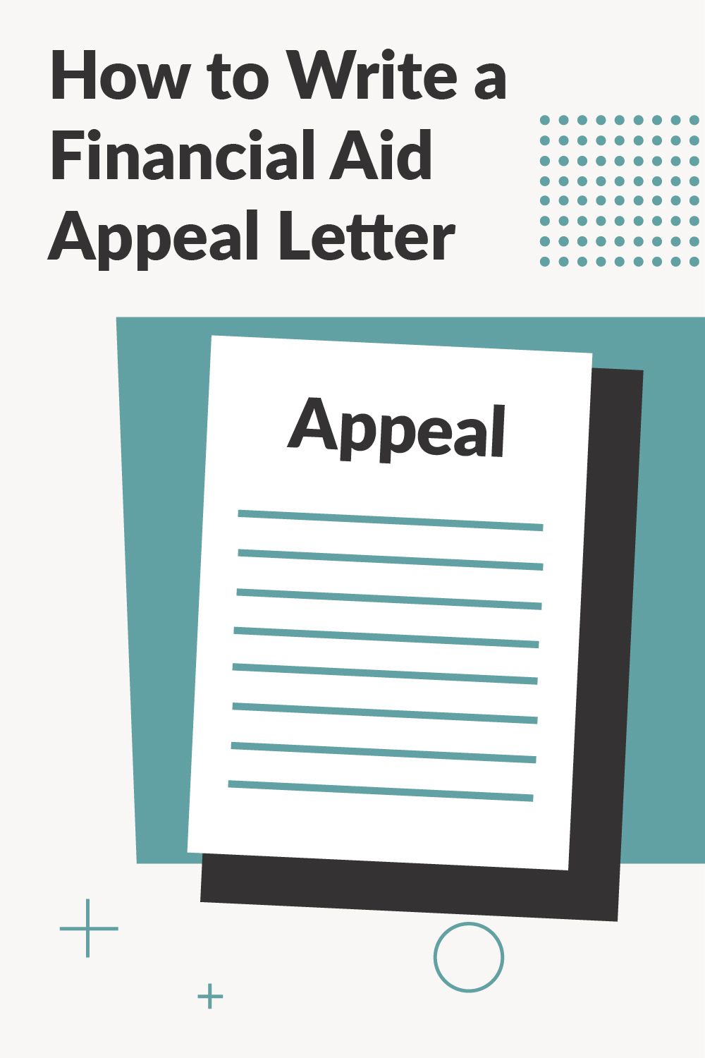 financial aid appeal letter pinterest image
