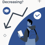why are college acceptance rates declining pinterest image