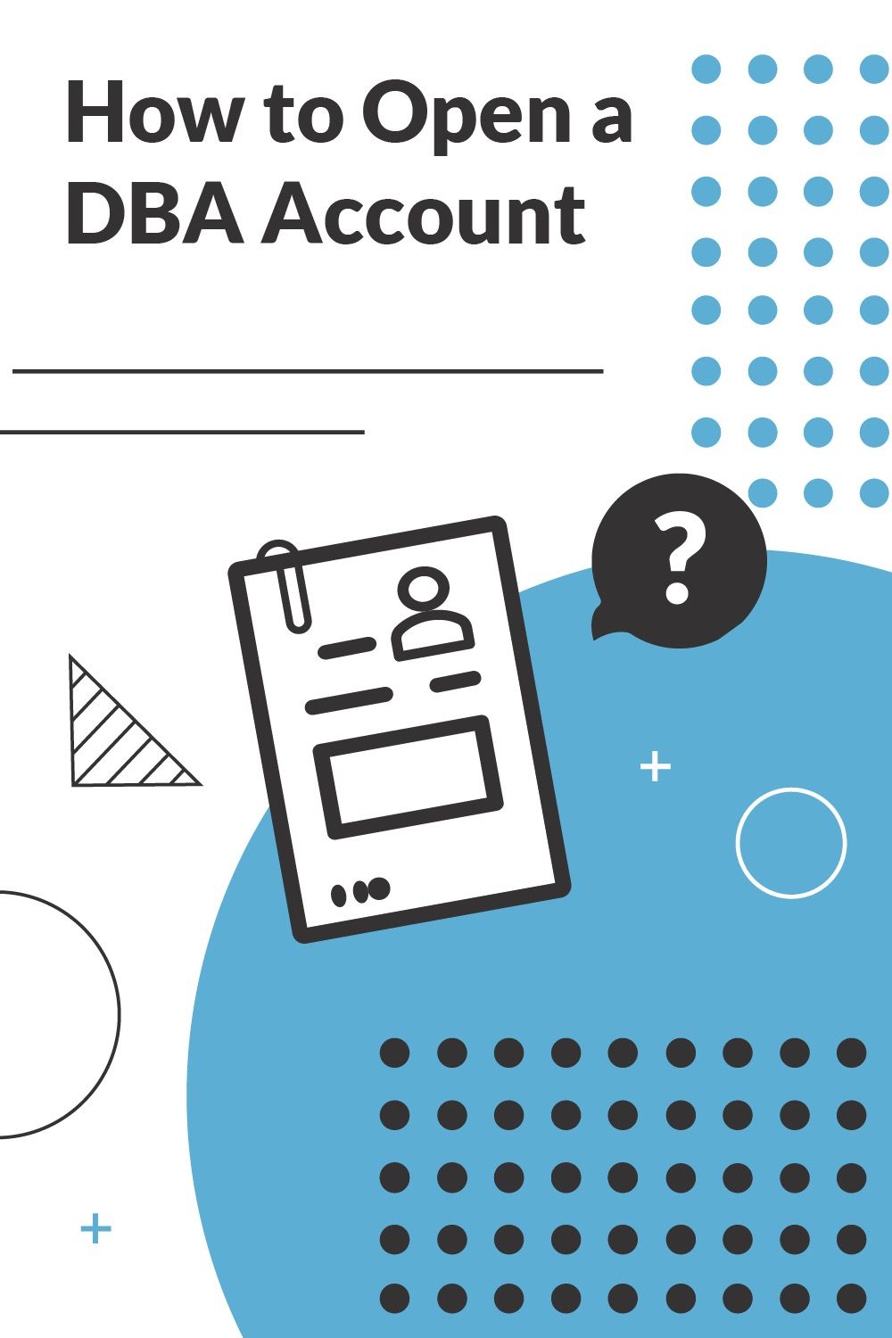 how to open a DBA account pinterest image
