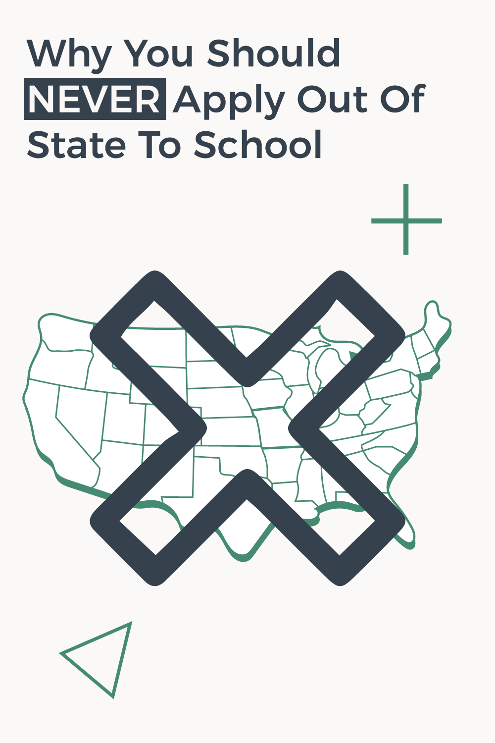 never apply to an out of state school