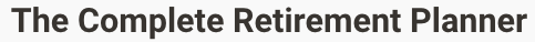 Retirement Calculator: the complete retirement planner logo 