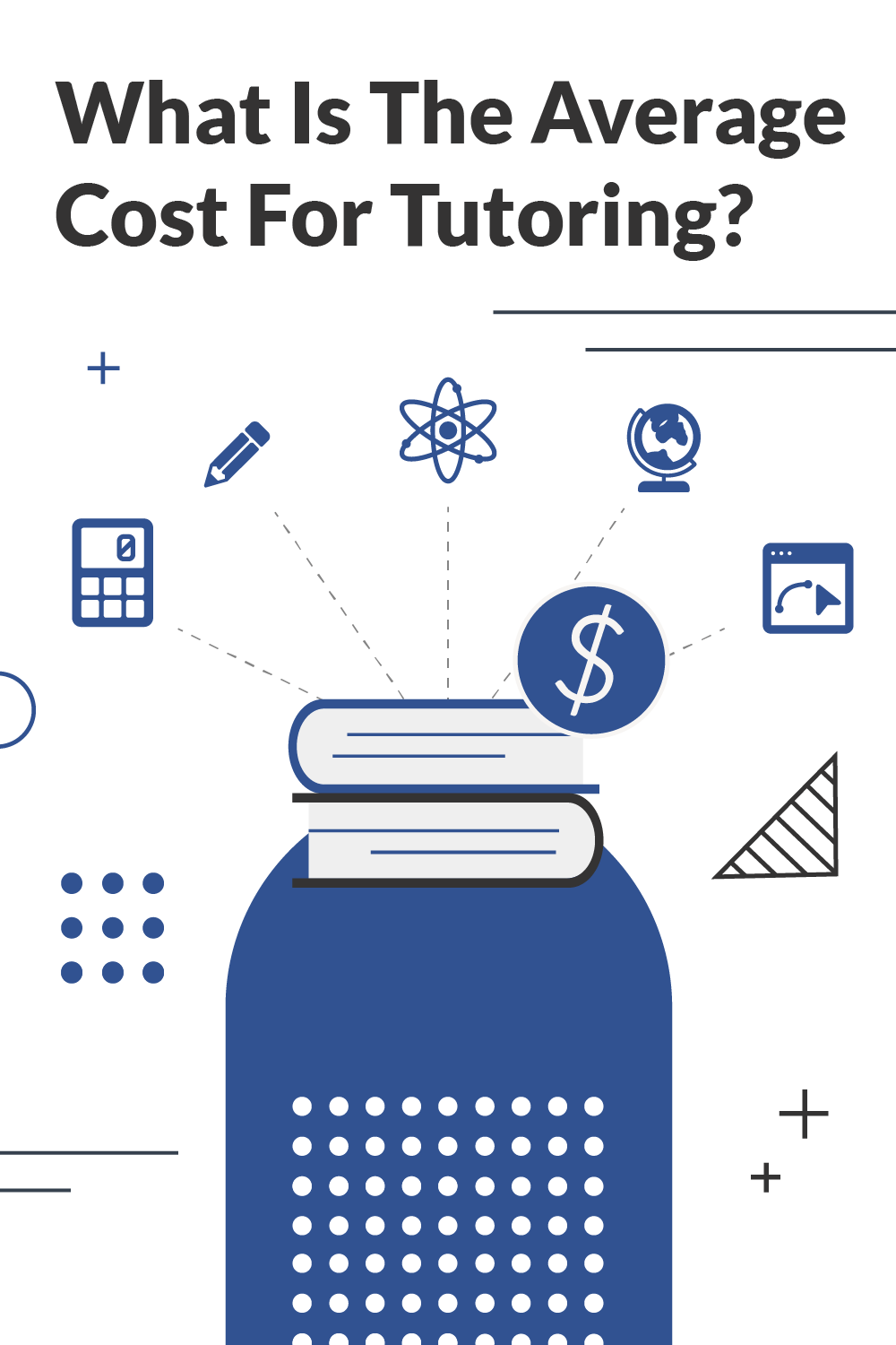 What is the average cost of tutoring pinterest image