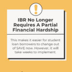 IBR Partial Financial Hardship