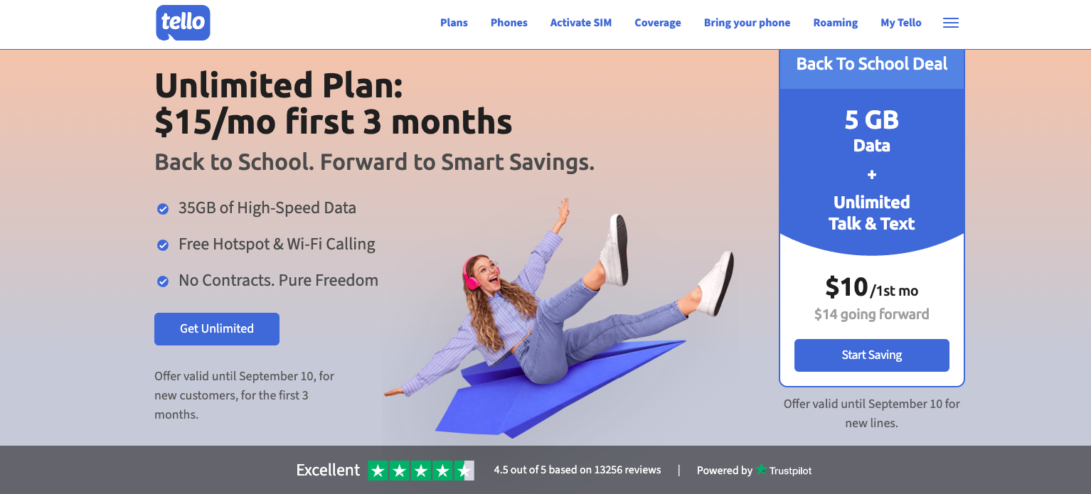 tello homepage 2025