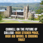 Cornell high sticker price, high aid model